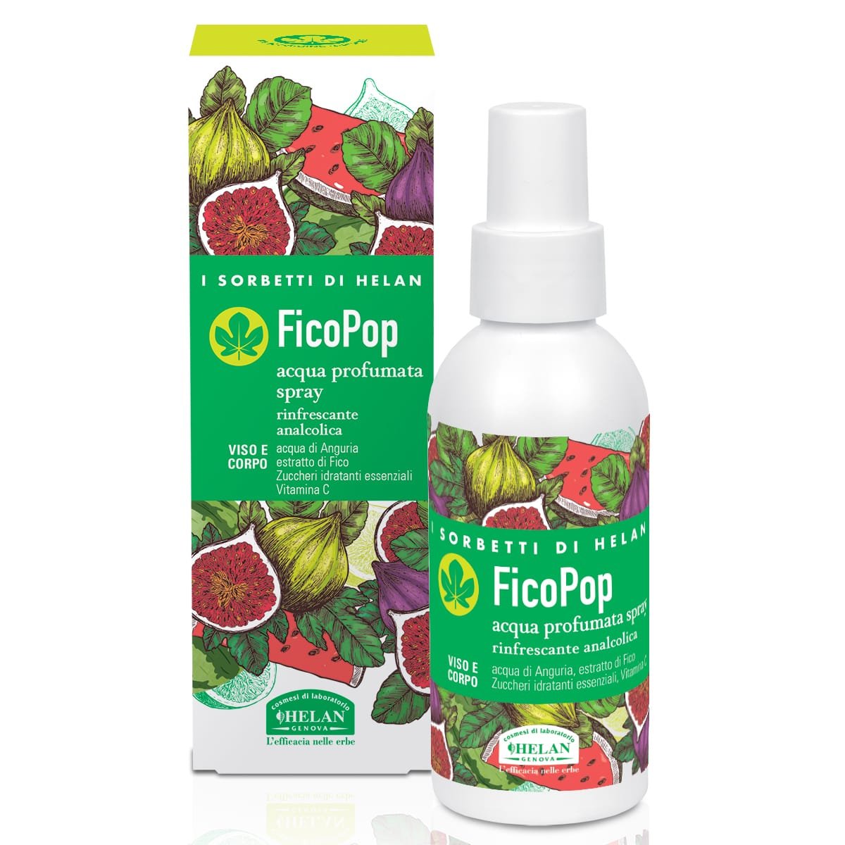 I SORBETTI DI HELAN FicoPop Acqua Profumata Spray Rinfrescante Analcolica