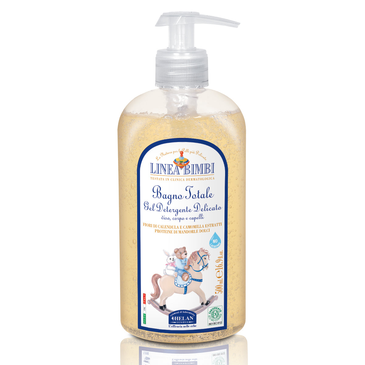 HELAN Linea Bimbi Bagno Totale Gel Detergente Delicato 500 ml
