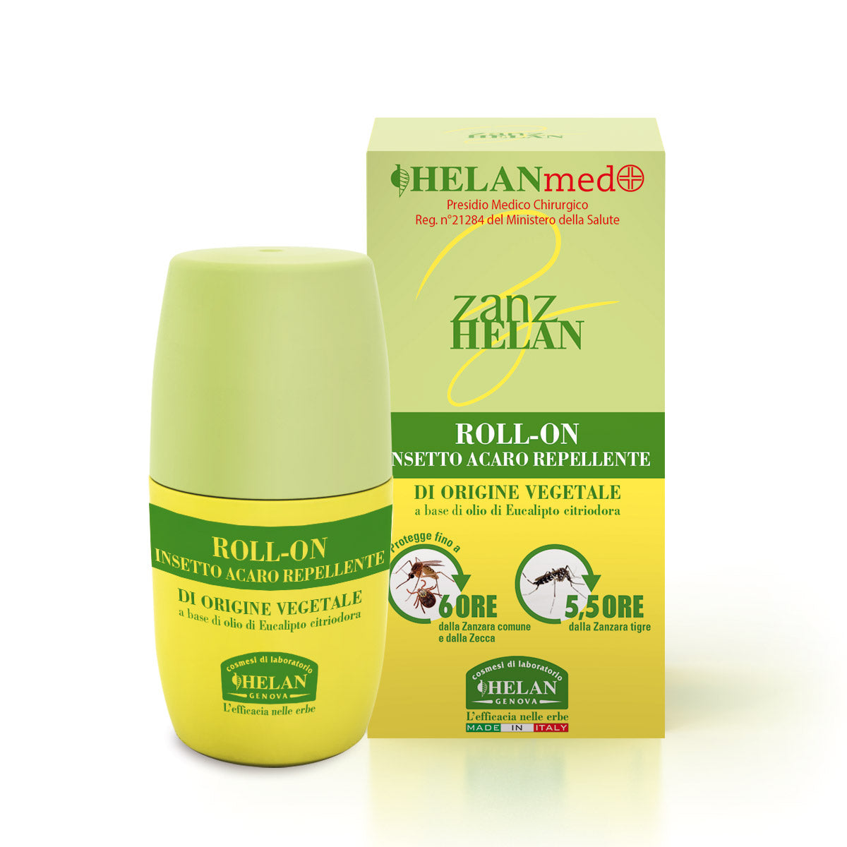 ZANZHELAN Insettorepellente Vegetale PMC - Roll-On