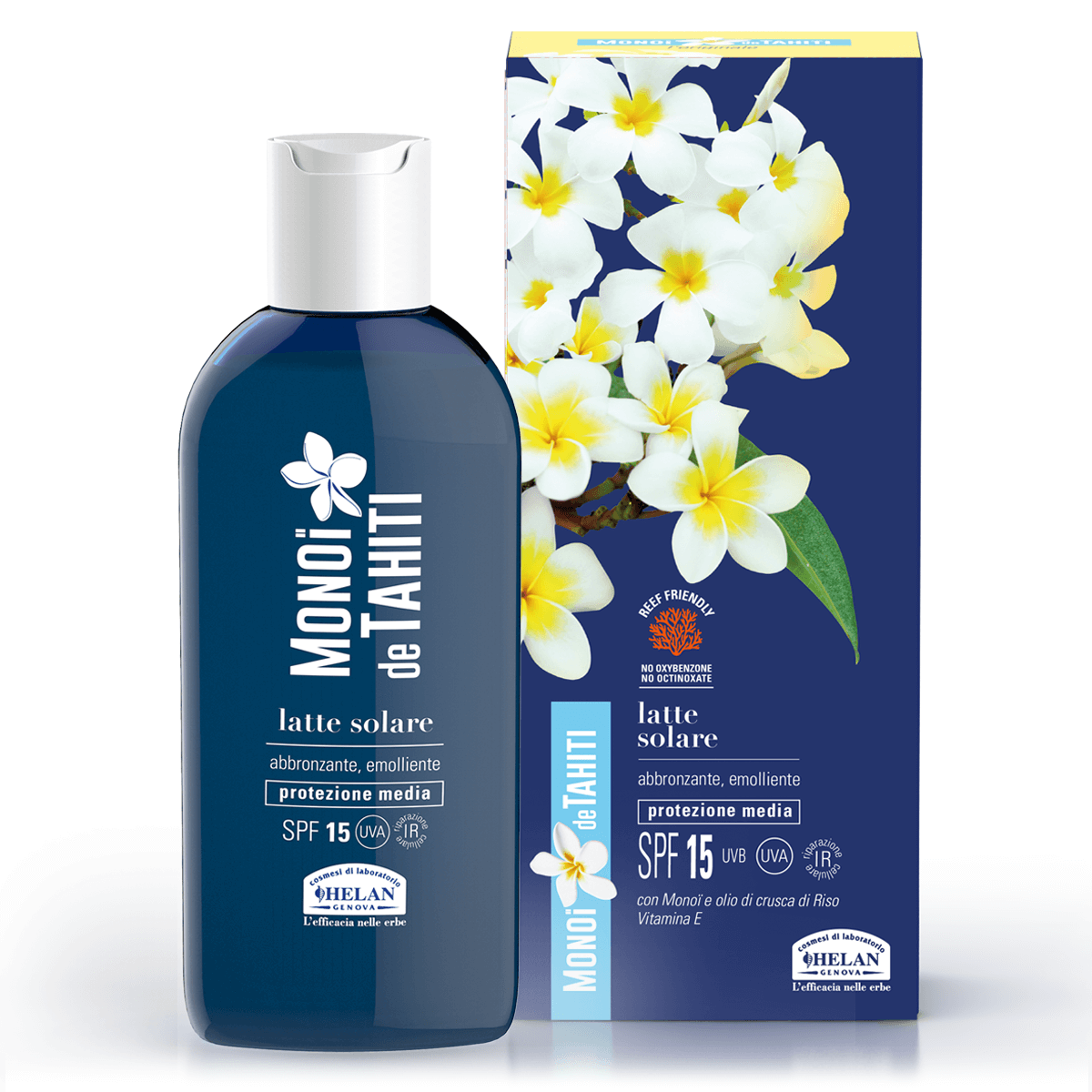 HELAN MONOI DE TAHITI Latte Solare SPF15 200mL