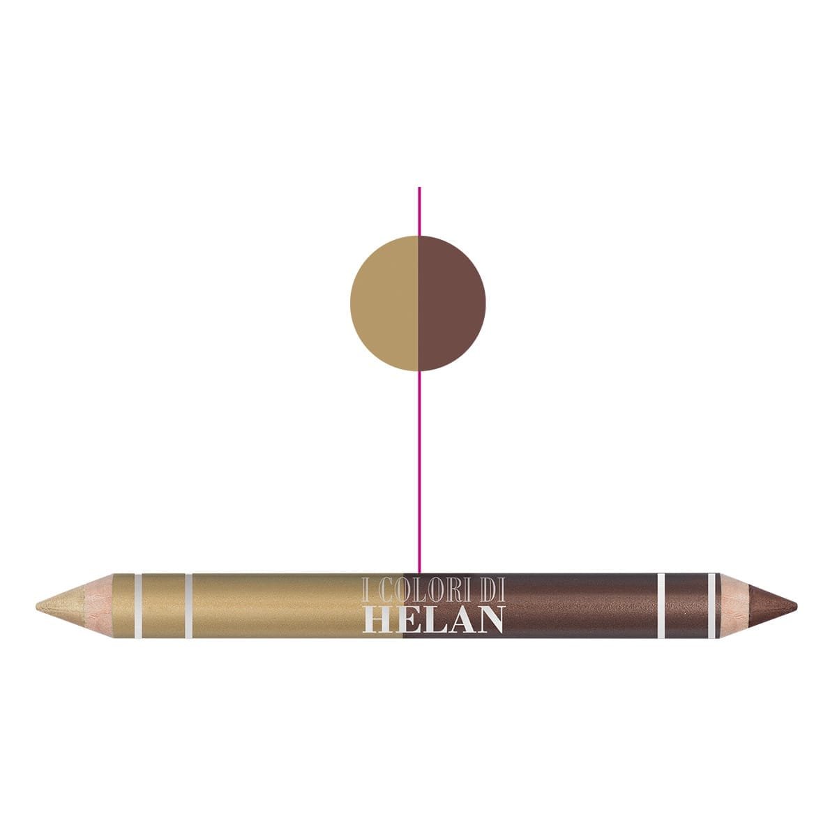 HELAN I Colori Bio Matitone Duo Occhi-Oro Terra bruciata