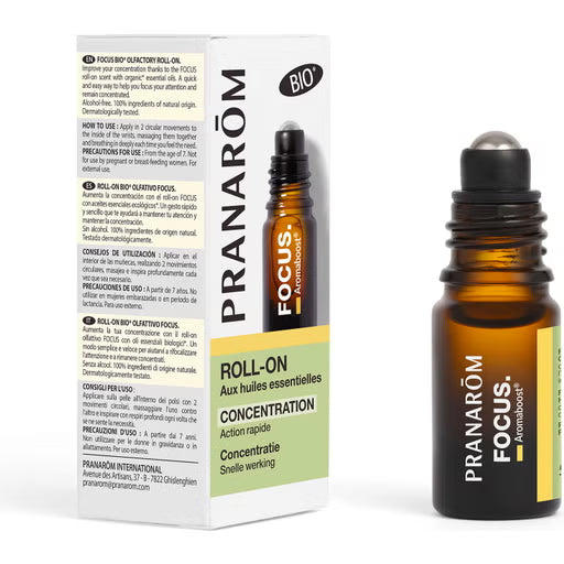 PRANAROM Aromaboost roll-on FOCUS - Bio