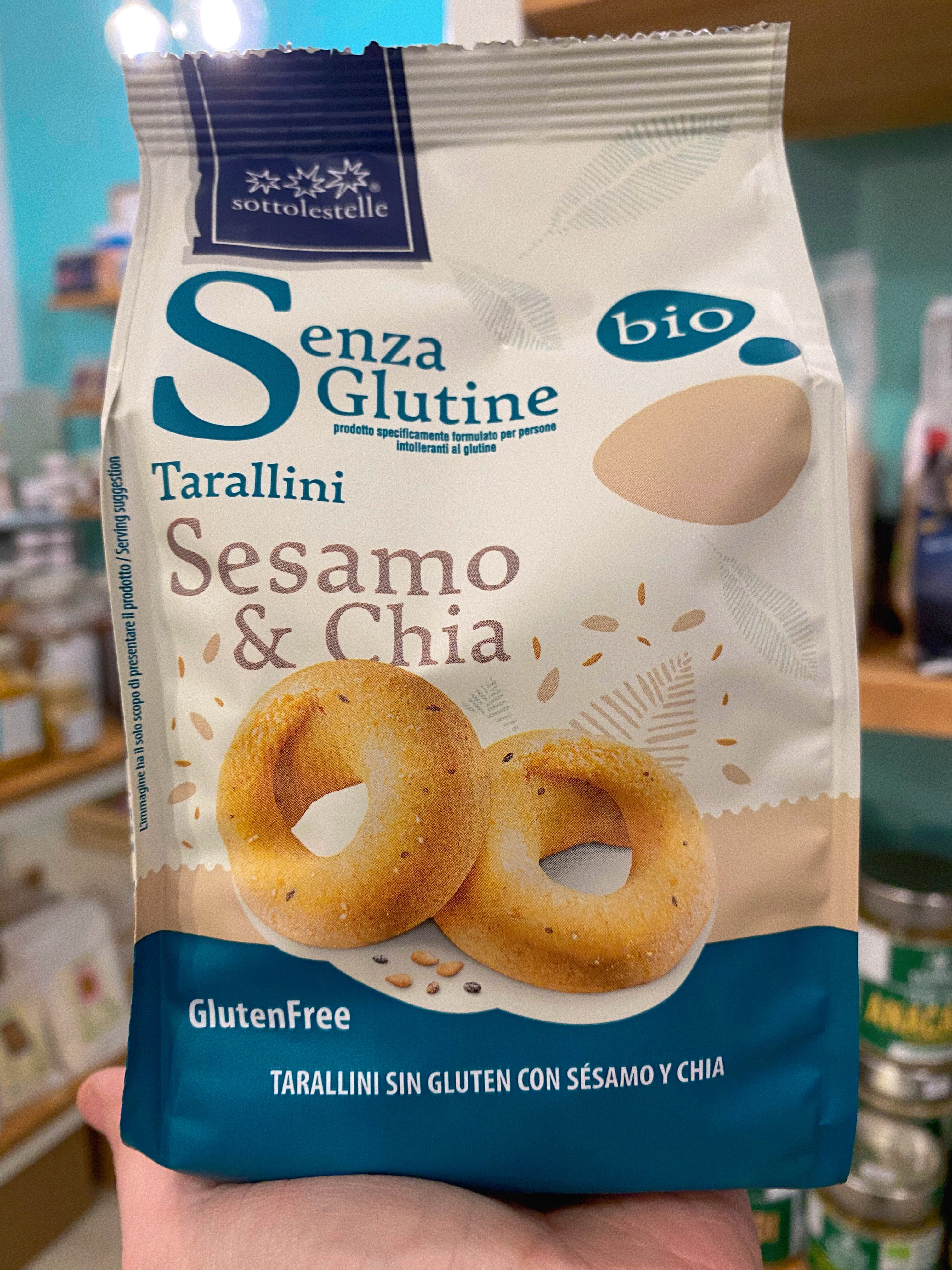 Sotto le Stelle - Tarallini Sesamo e Chia senza Glutine 150gr