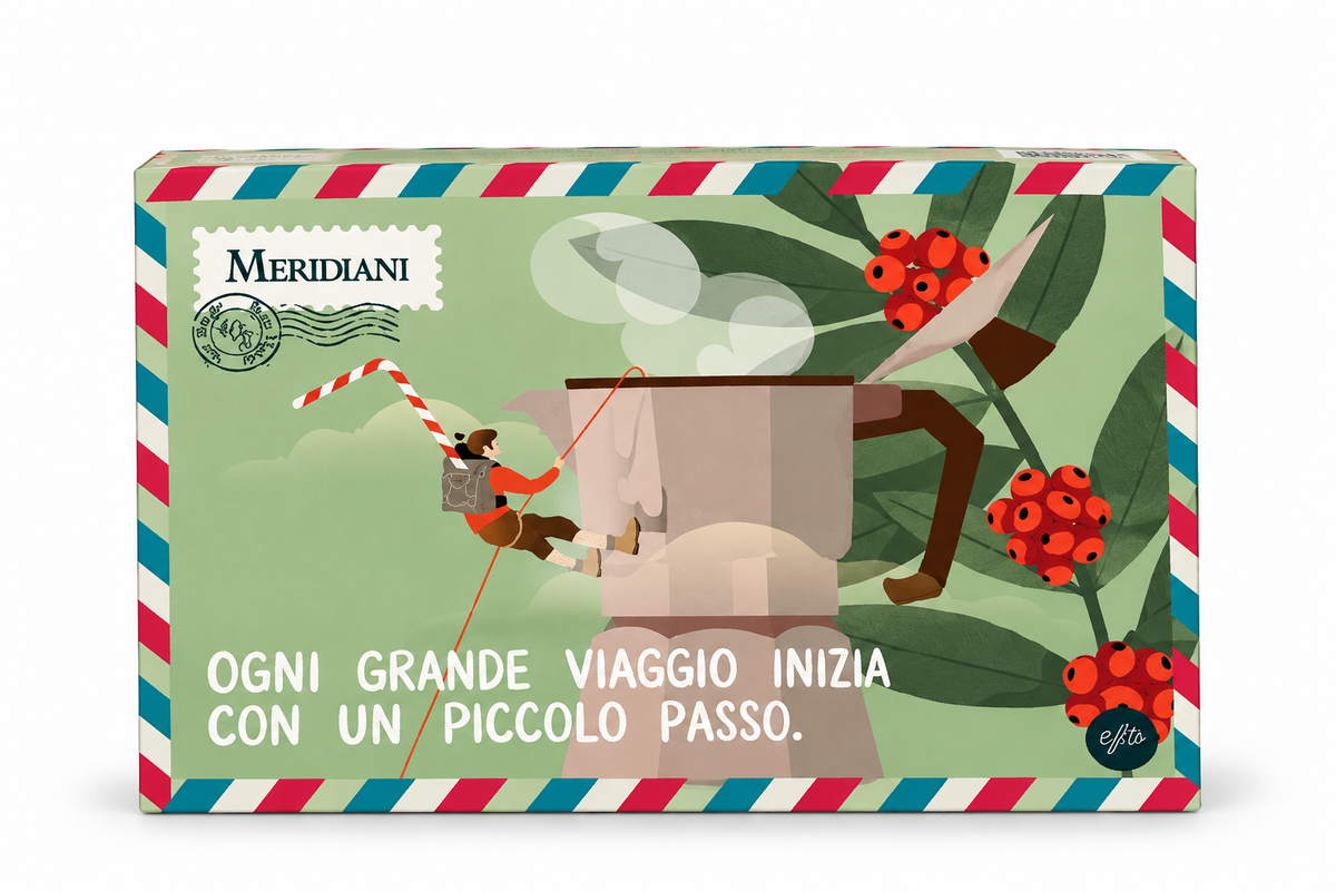 MERIDIANI Busta Preparato per Caffè alla Nocciola 40 g