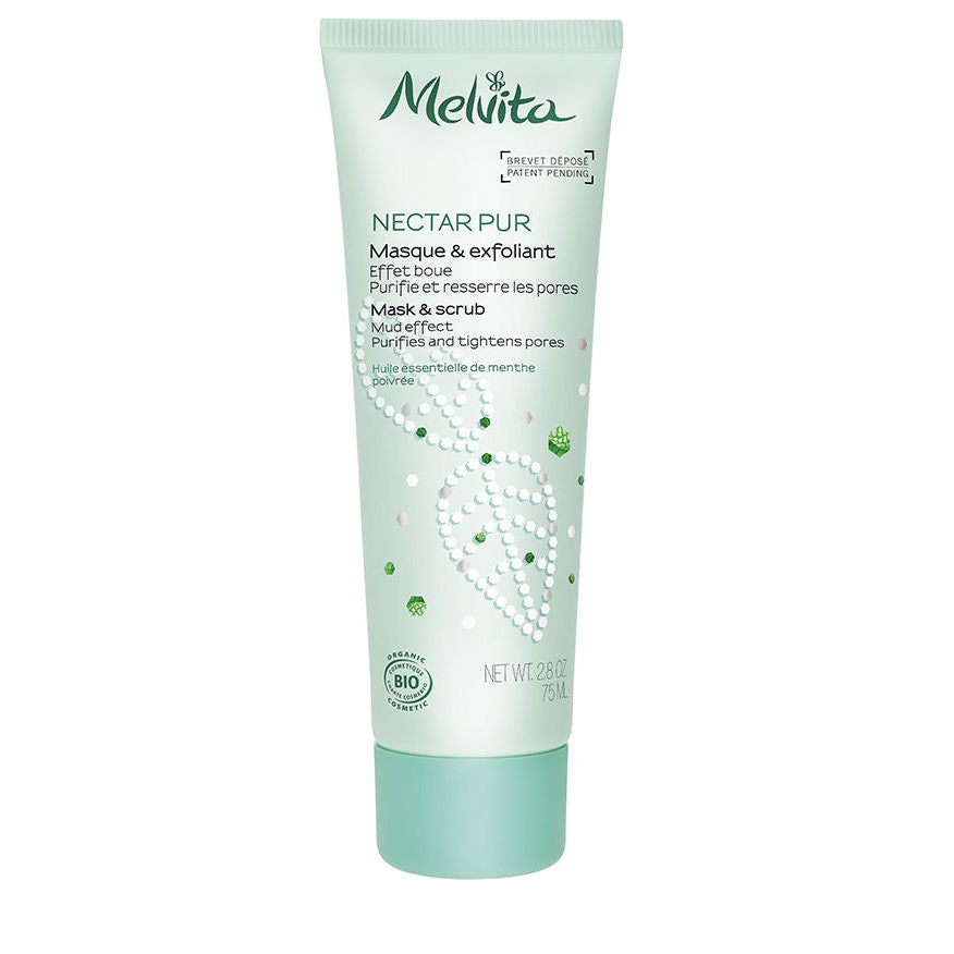 MELVITA Nectar Pur - Maschera Esfoliante 3 in 1