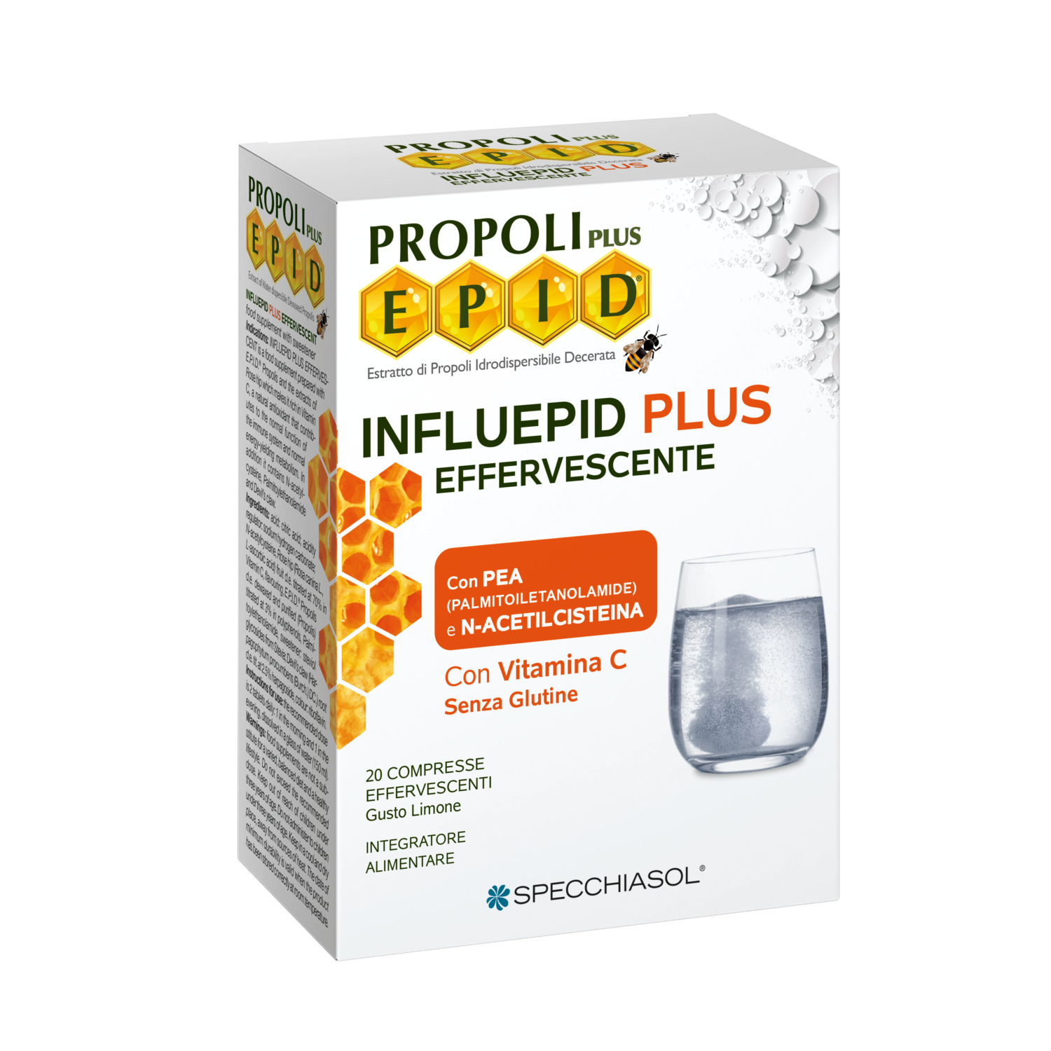 SPECCHIASOL Epid Influepid Plus Effervescente 20 compresse