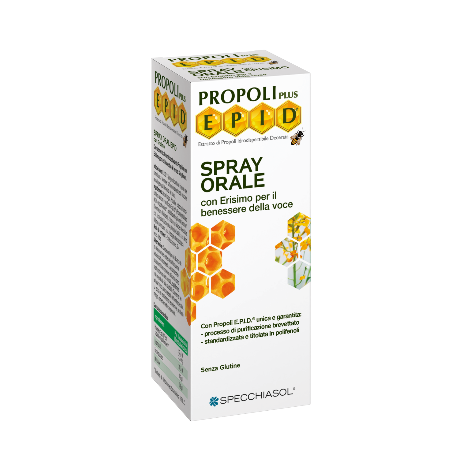 SPECCHIASOL Epid Spray Orale con Erisimo 15ml