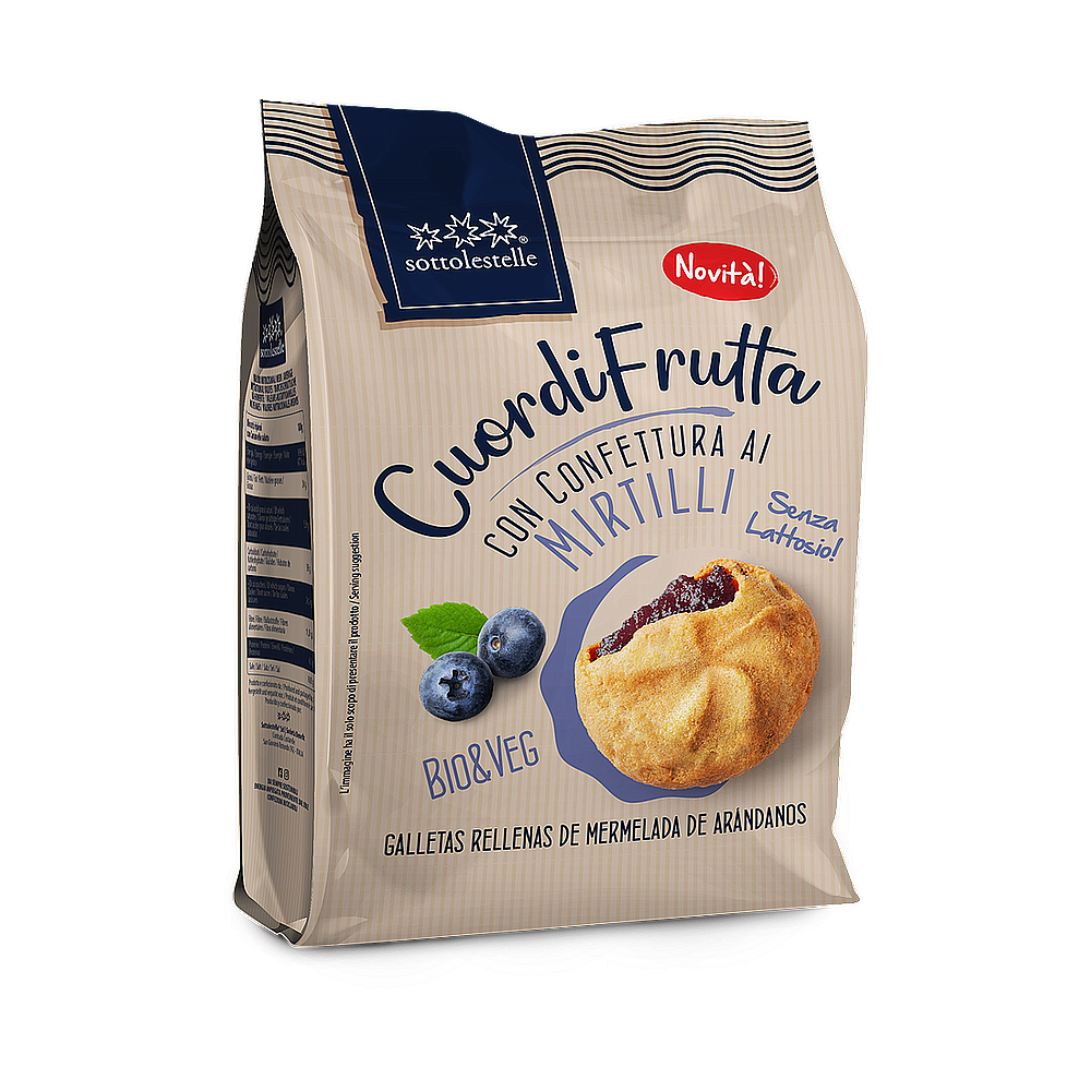 Sotto le Stelle - Biscotti Cuor di Frutta ai Mirtilli