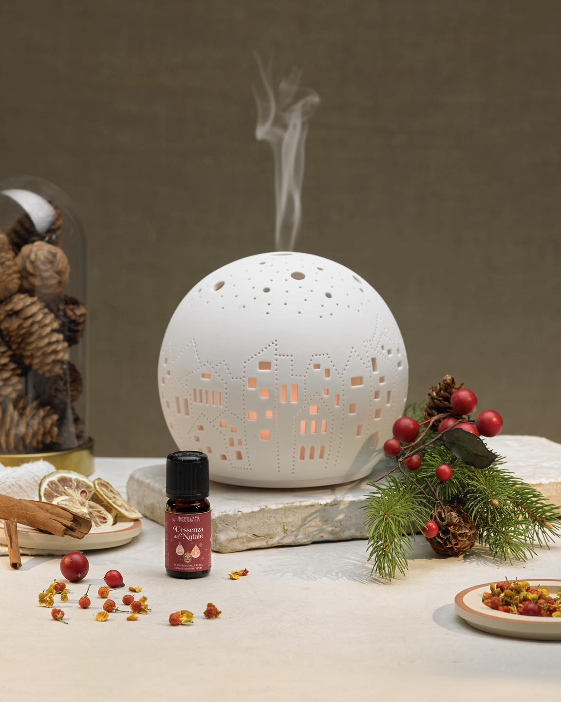 NASOTERAPIA Diffusore in ceramica - Winter Tale