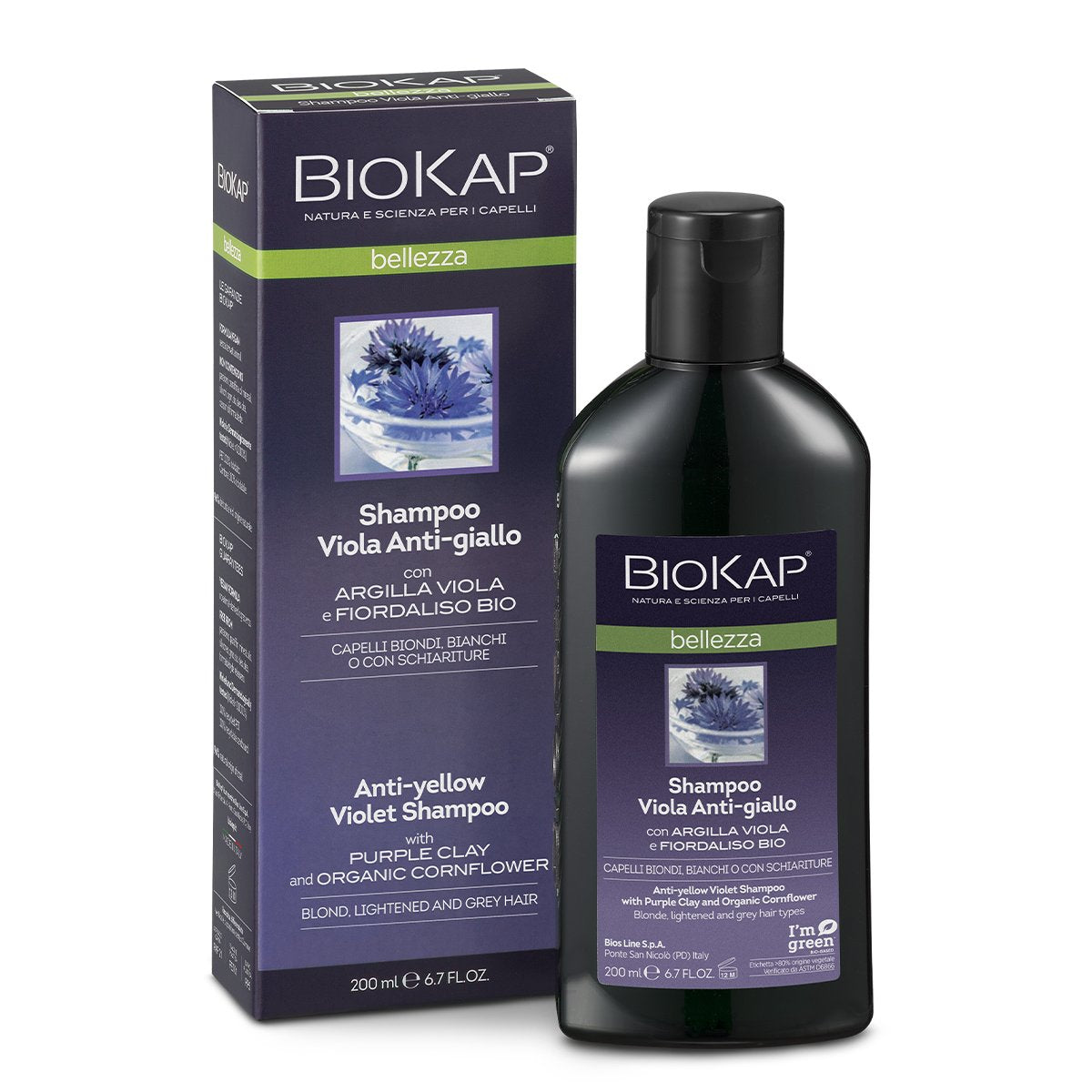 BIOS LINE BioKap Bellezza Shampoo Viola Anti-giallo 200 ml