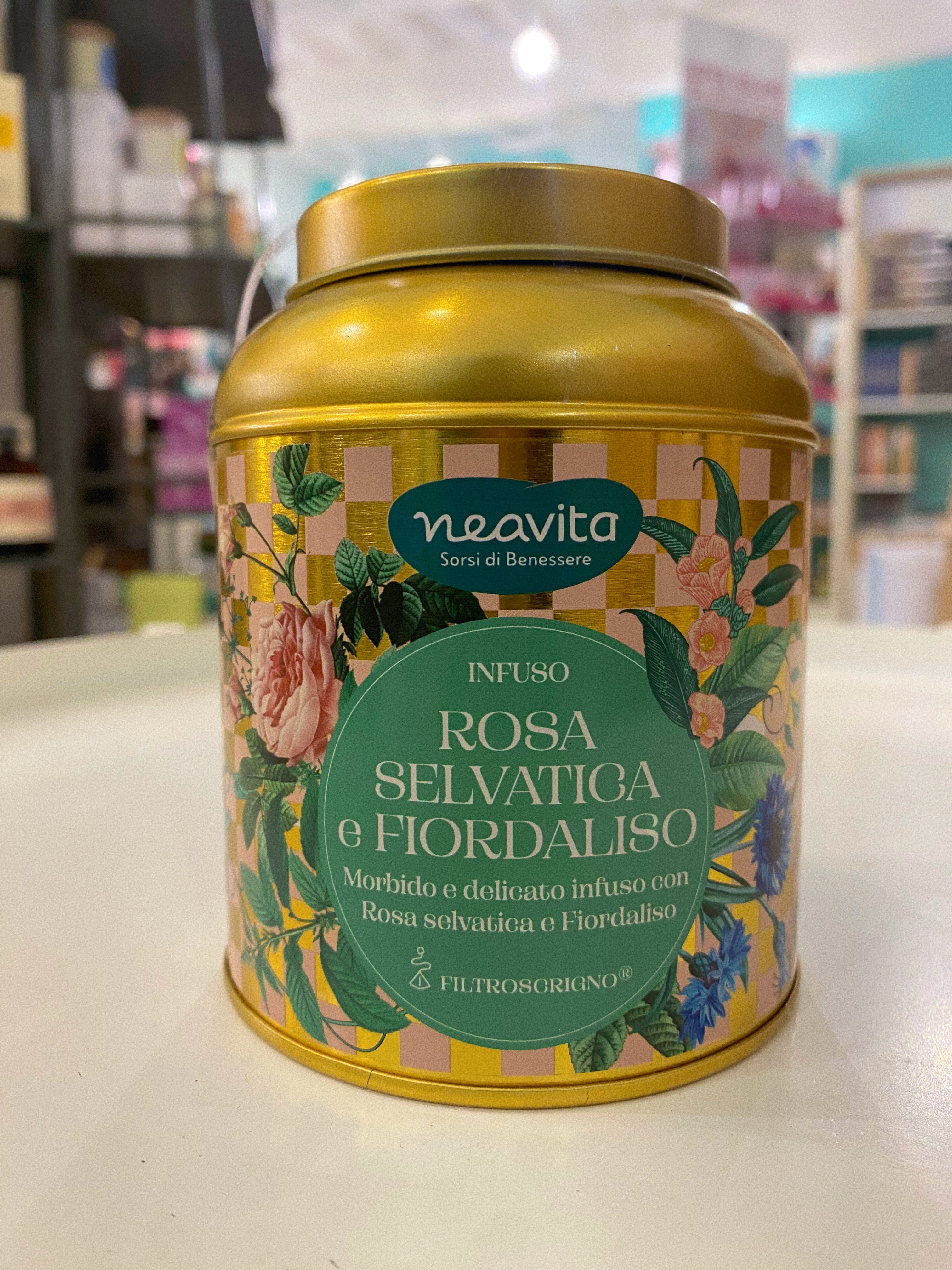 NEAVITA Infusi di Primavera Caddy Rosa Selvatica e Fiordaliso 12 filtri