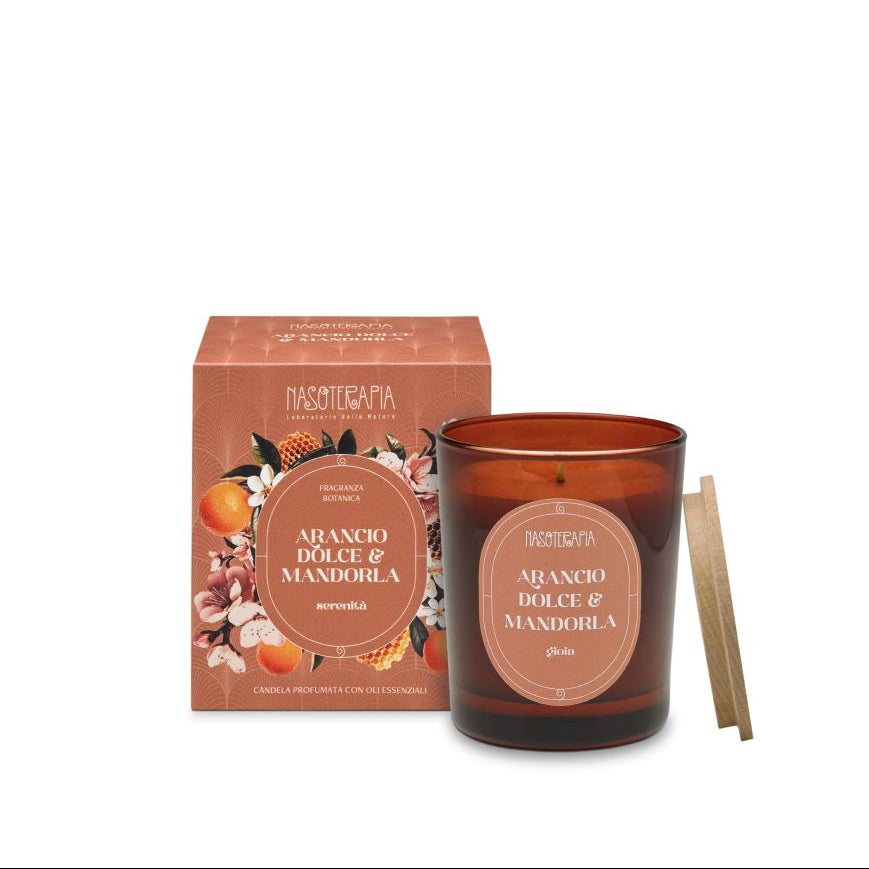NASOTERAPIA Arancio Dolce e Mandorla - Candela 180gr