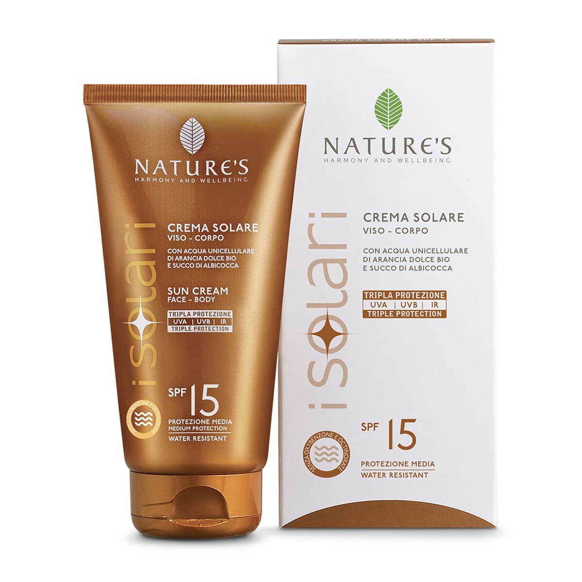 Crema Solare SPF 15 natures