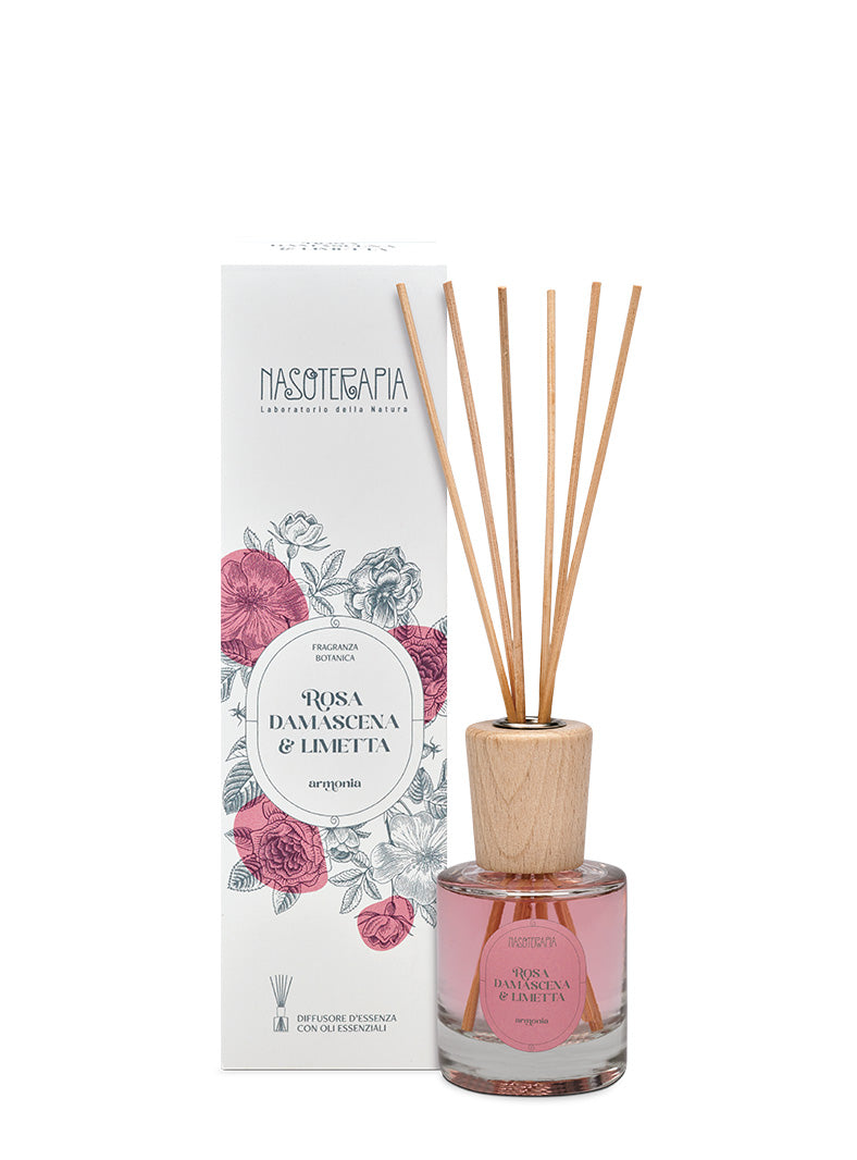 NASOTERAPIA Diffusore a Bastoncini - Rosa Damascena & Limetta 100 ml