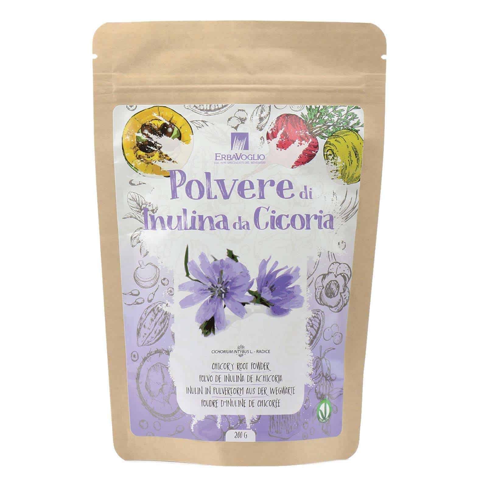 ERBAVOGLIO Polvere di Inulina da Cicoria 200gr