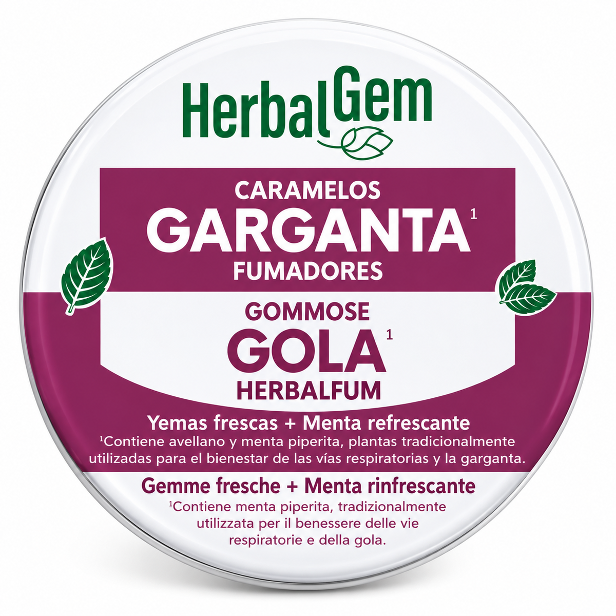 HERBALGEM Gommose Gola con Menta Fresca