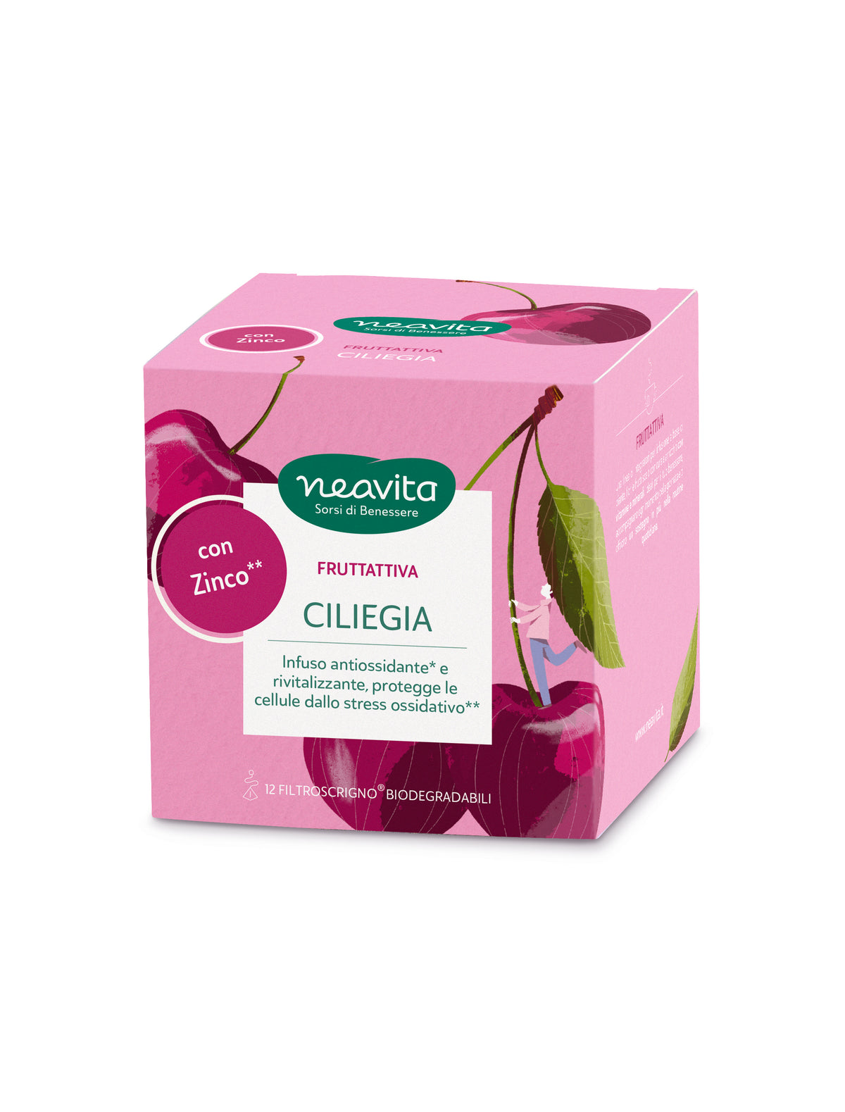 NEAVITA Fruttattiva Ciliegia con Zinzo 12 FiltroScrigno
