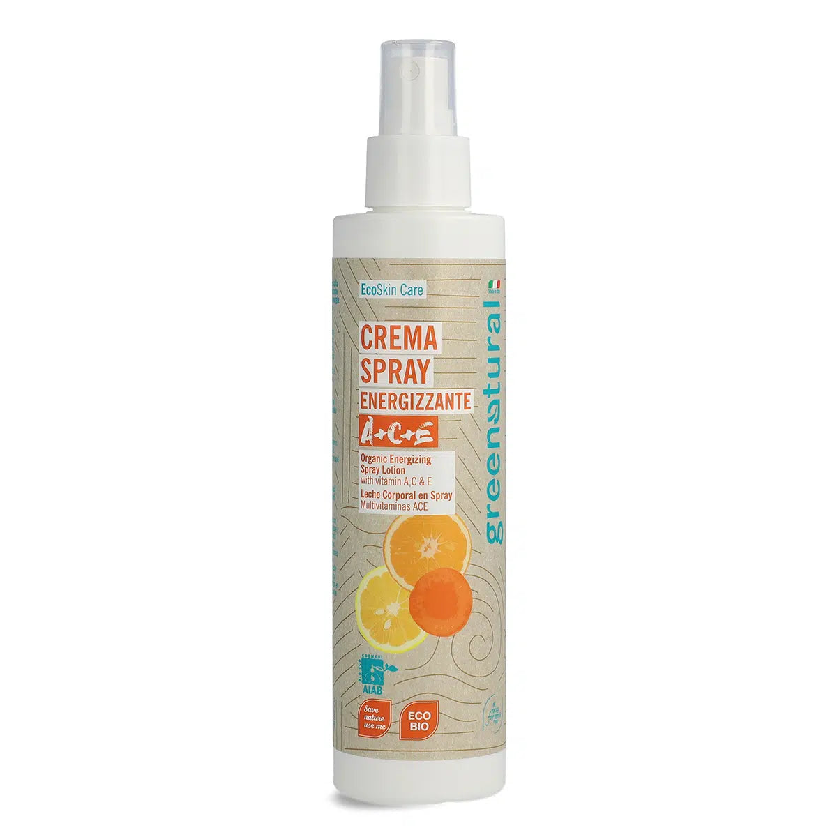 GREEN NATURAL Crema Corpo Spray Energizzante ACE 200ml