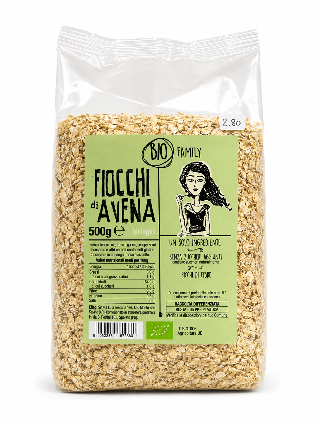 Bio Family Fiocchi di Avena 500gr