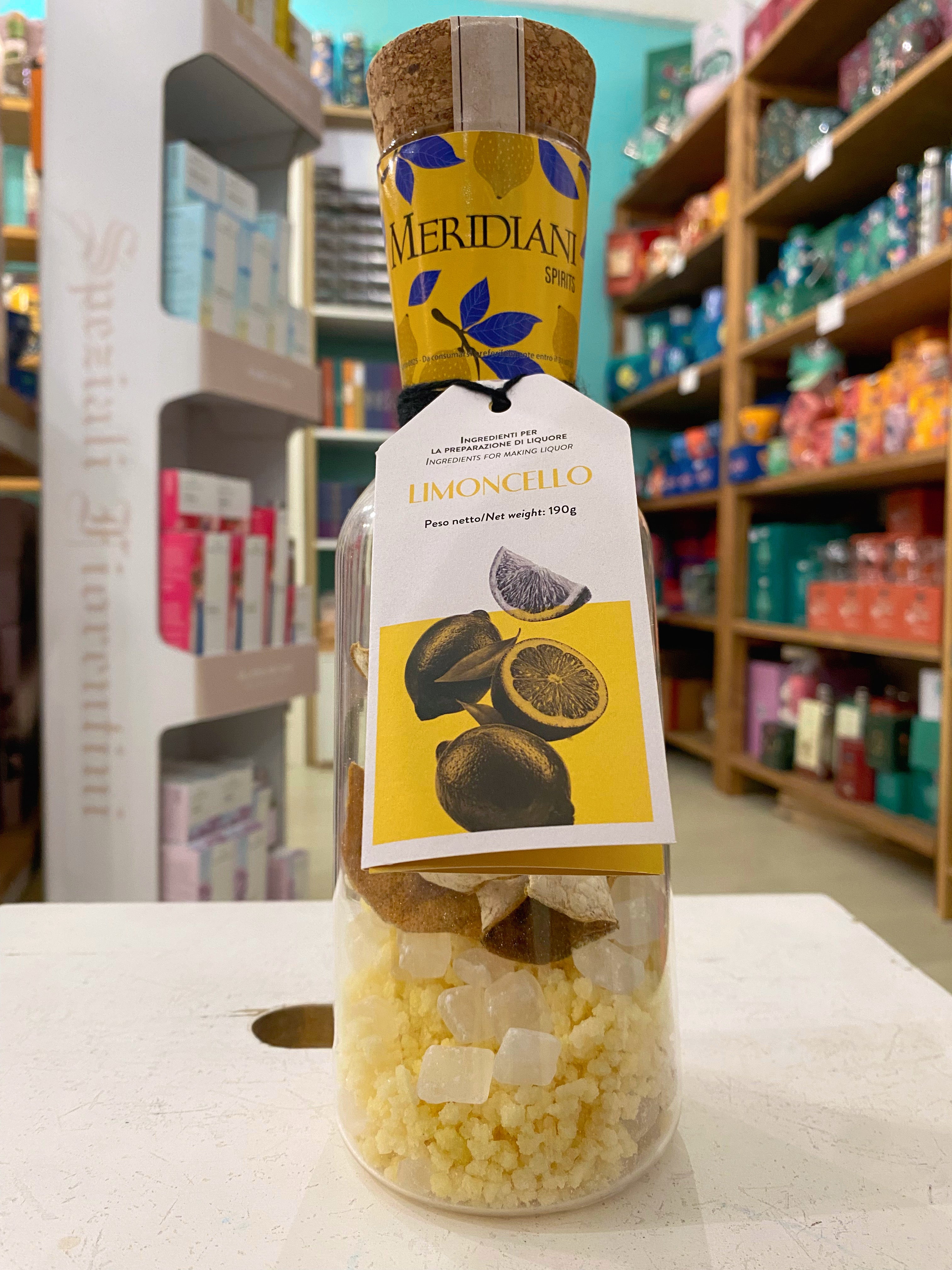 MERIDIANI Vaso Vetro Preparato Liquore Limoncello 190g