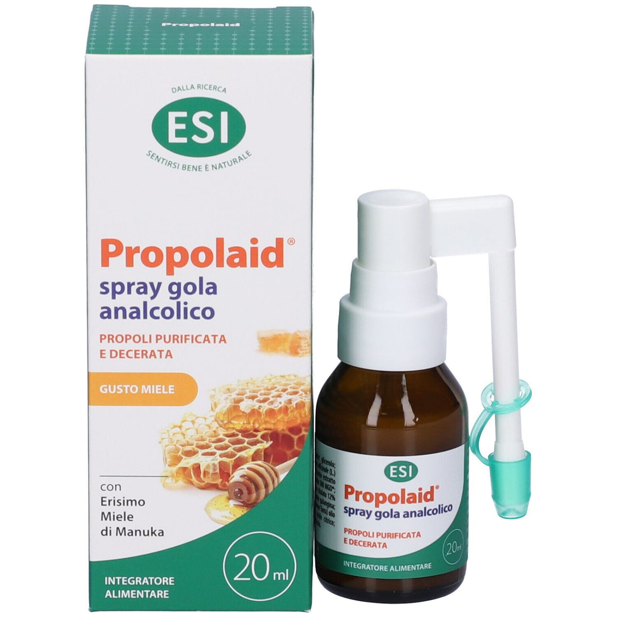 ESI Propolaid Spray Gola Analcolico Gusto Miele 20ml