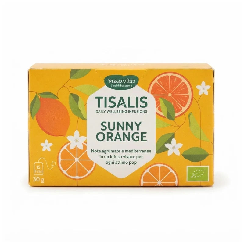 NEAVITA Tisalis Infuso in Filtro Sunny Orange 15 filtri