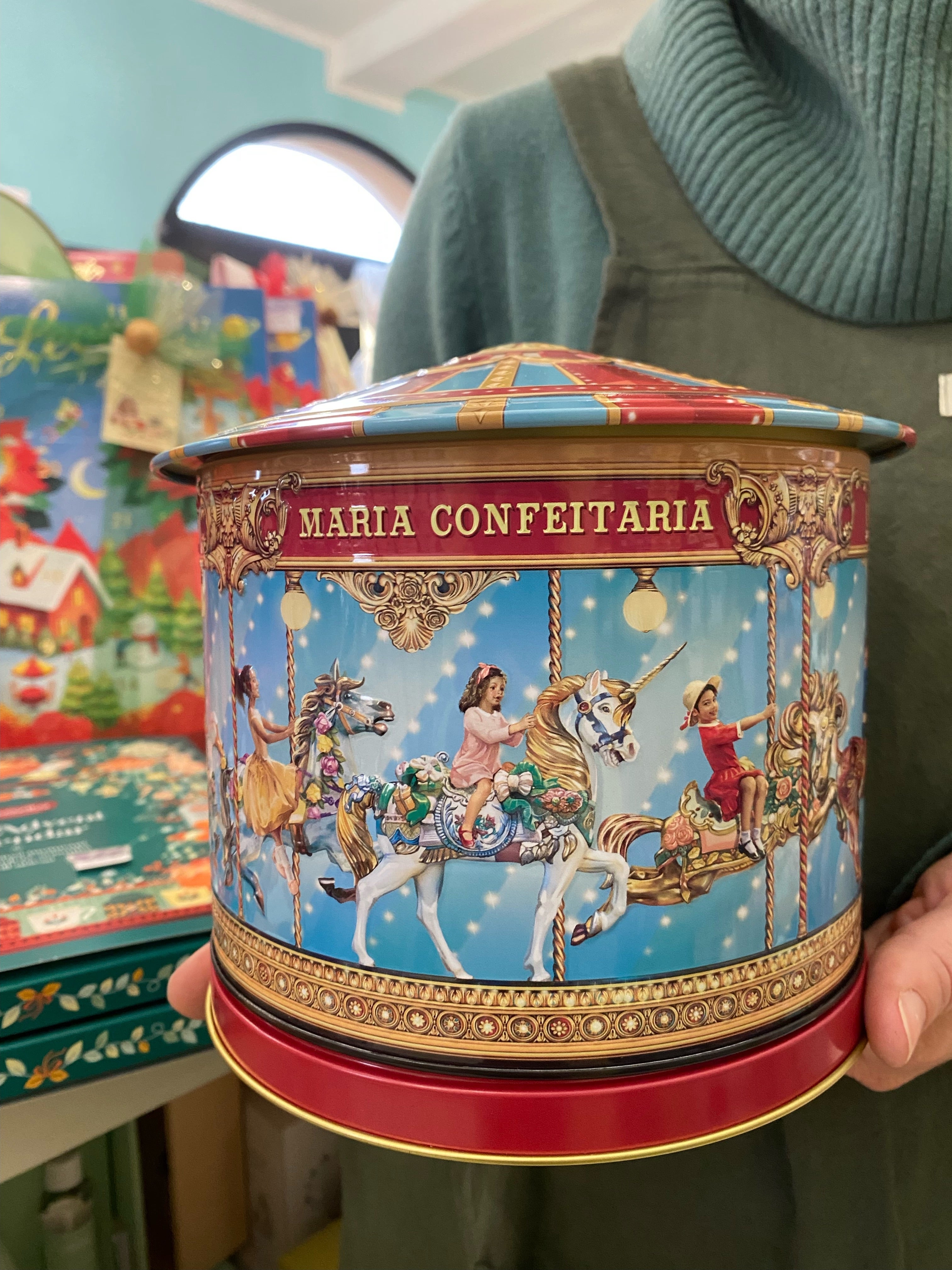 Maria Confeitaria Carousel Latta con Biscotti 300gr