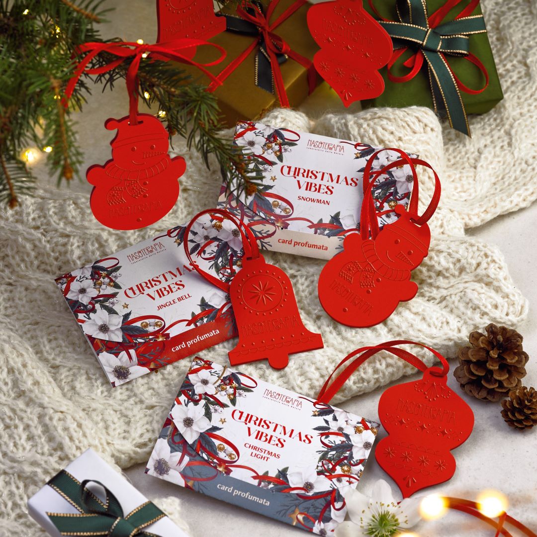 NASOTERAPIA Snowman Card Profumata