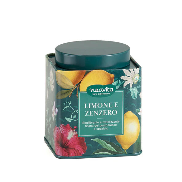 NEAVITA Herbarium Caddy Verde - Limone e Zenzero 100g