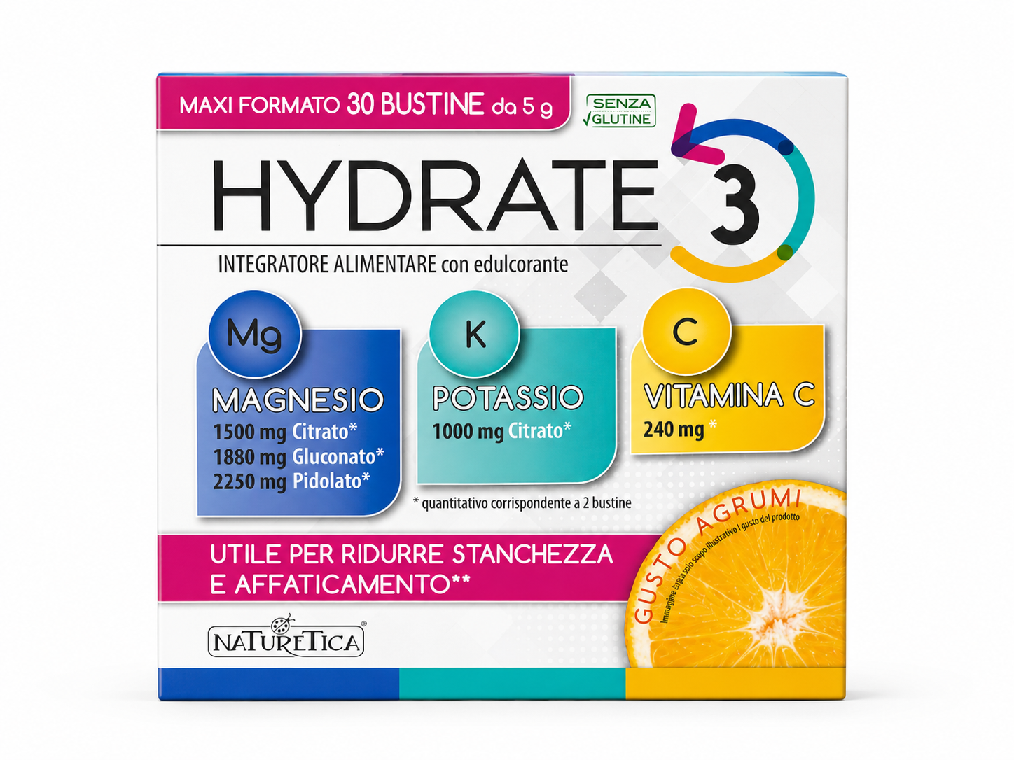 Magnesio potassio vitamina c