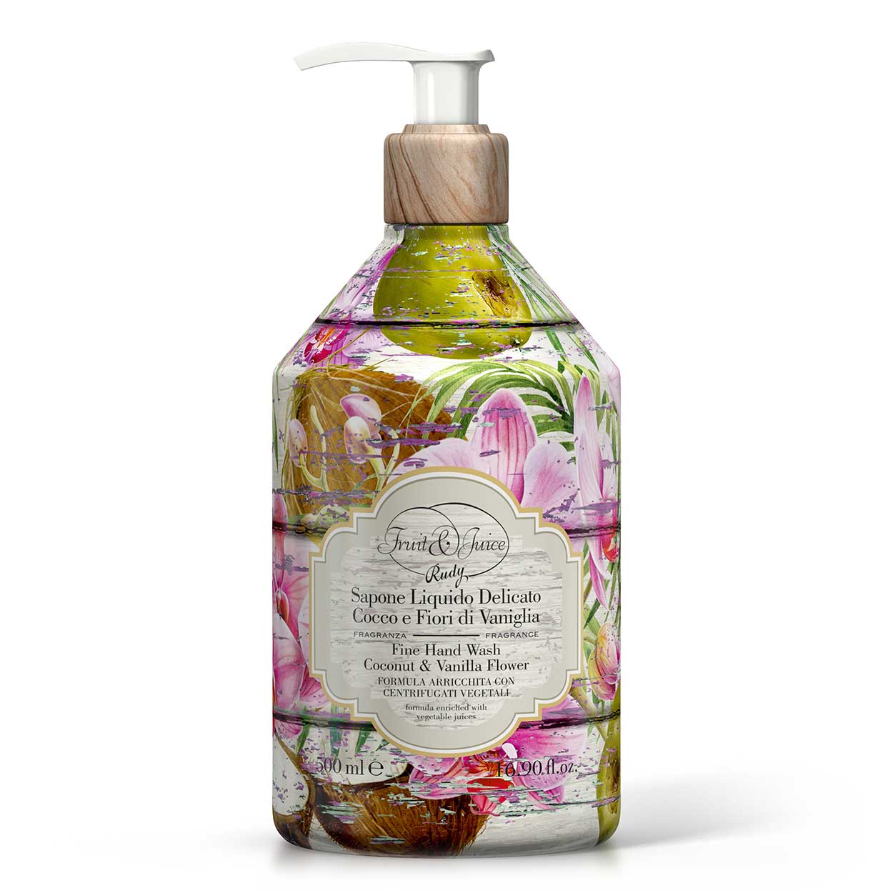 Fruit & Juice Sapone Liquido Cocco e Fiori di Vaniglia 500ml