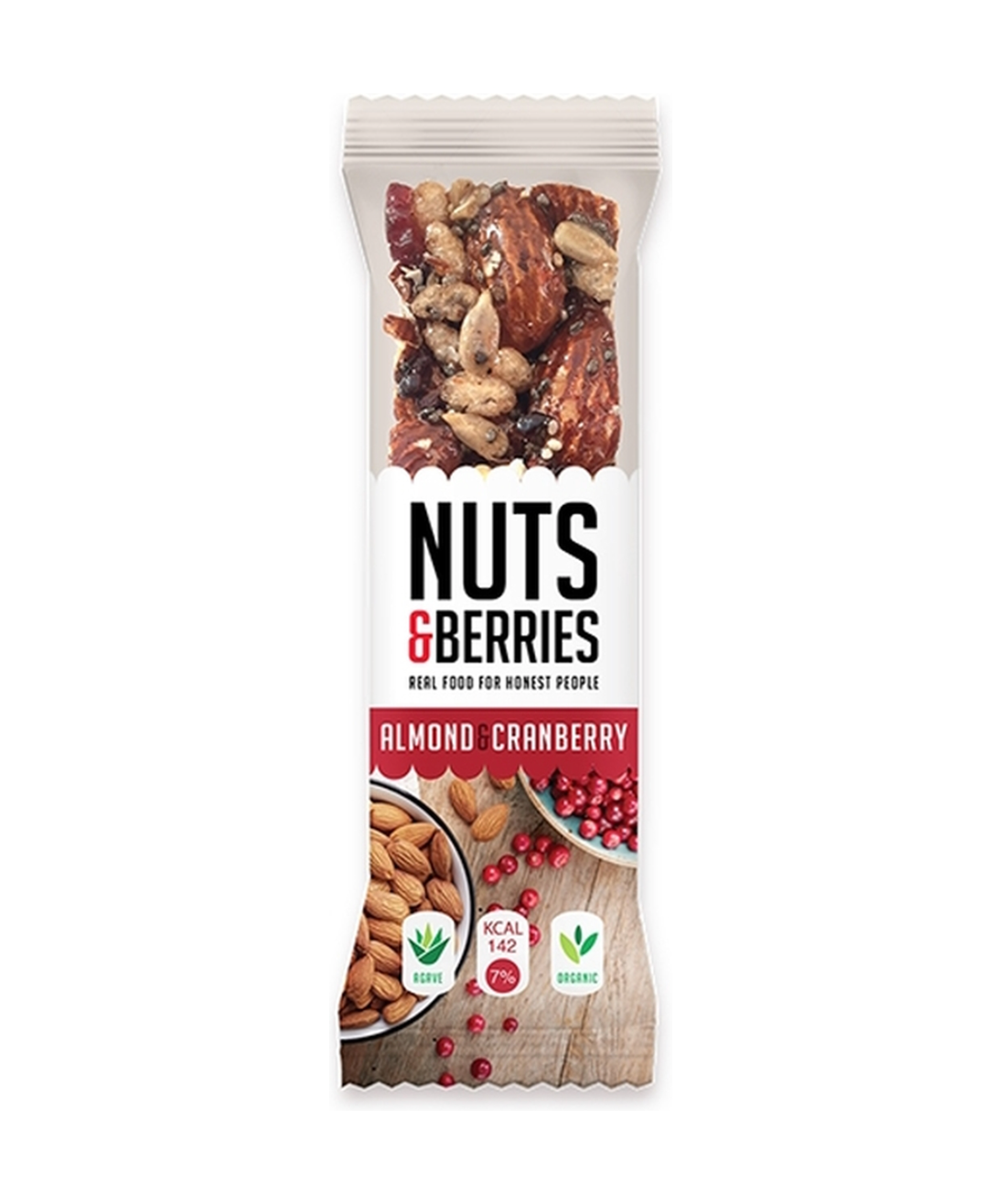 Nuts&Berries - Barretta Mandorle e Mirtilli rossi