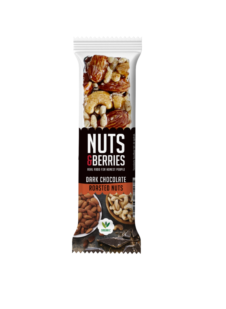 Nuts&Berries - Barretta Frutta secca e Cioccolato fondente