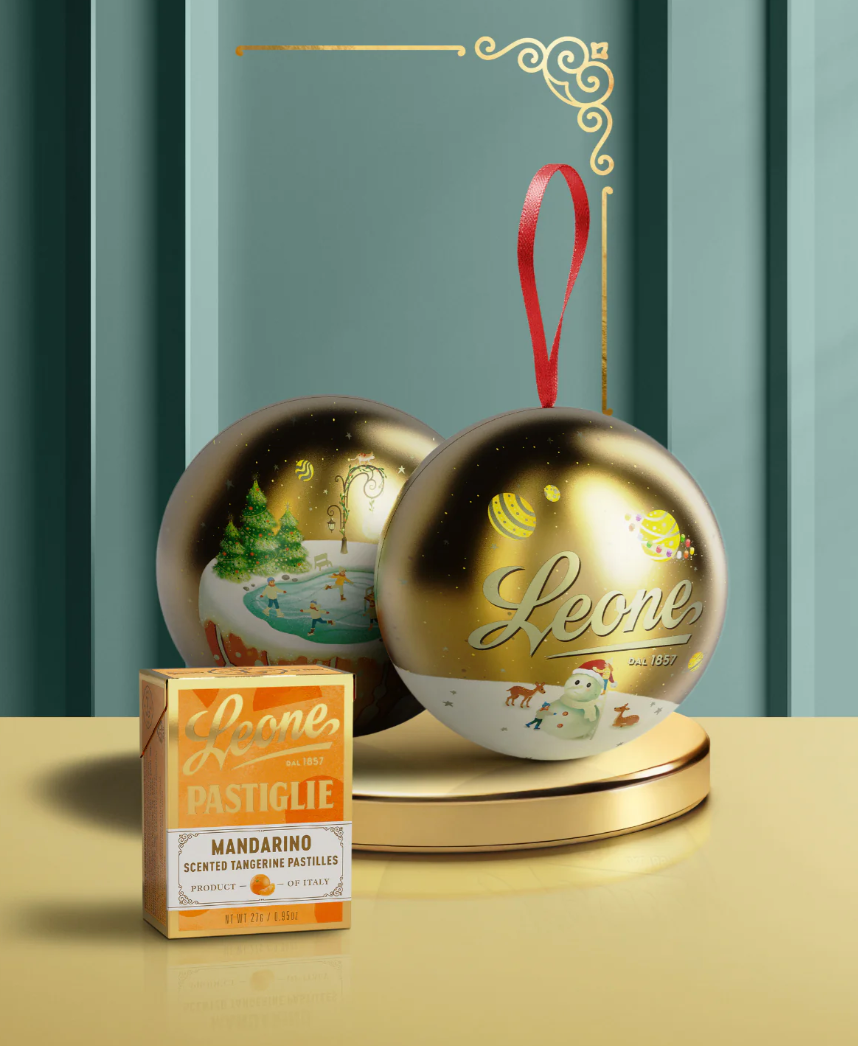 LEONE Palla di latta Oro