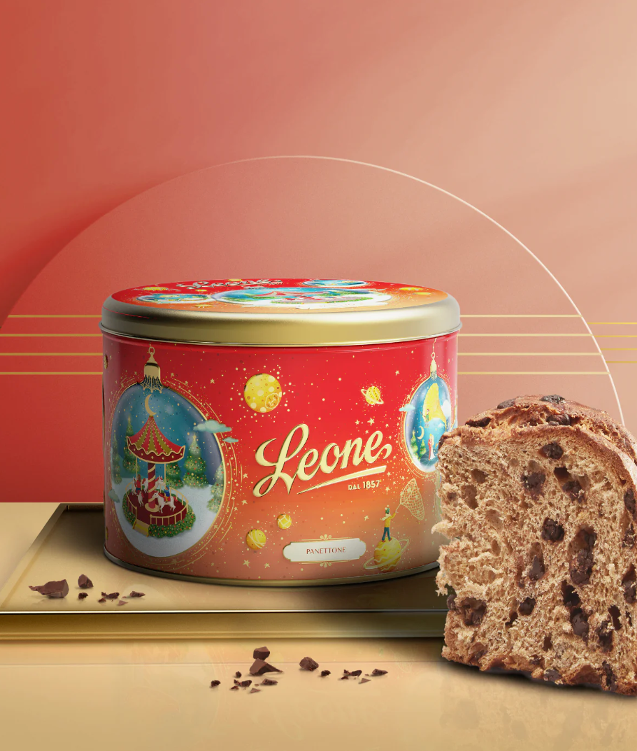 PASTIGLIE LEONE Panettone con Gocce di Cioccolato