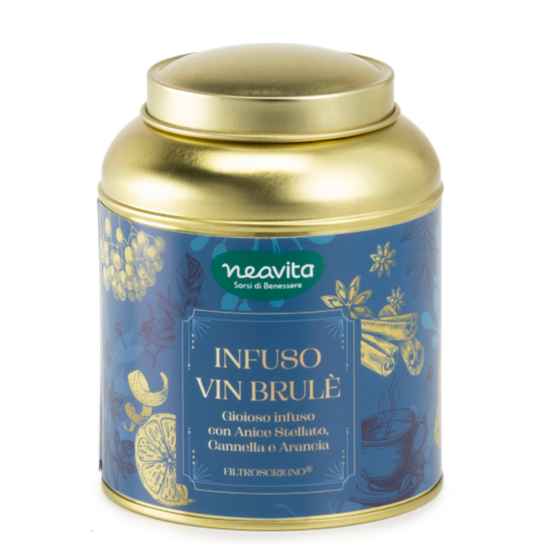 NEAVITA Infusi Golosi - Caddy Infuso Vin Brulè 12 filtroscrigno