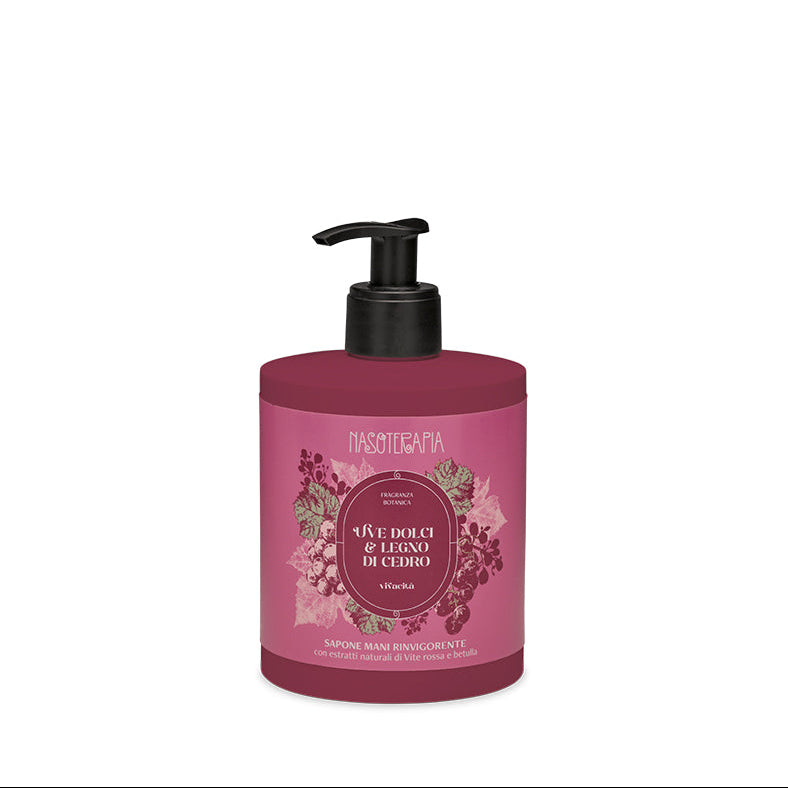 NASOTERAPIA Uve Dolci e Legno di Cedro - Sapone Mani 500ml