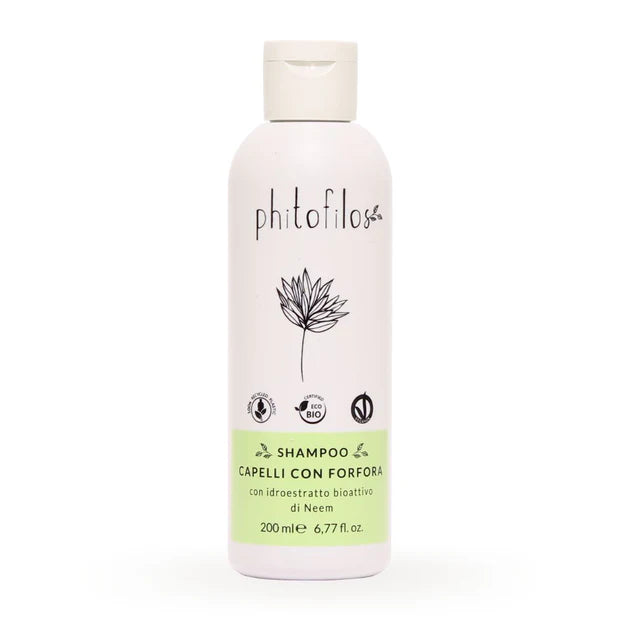 PHITOFILOS Shampoo Capelli con Forfora con Neem 200 ml
