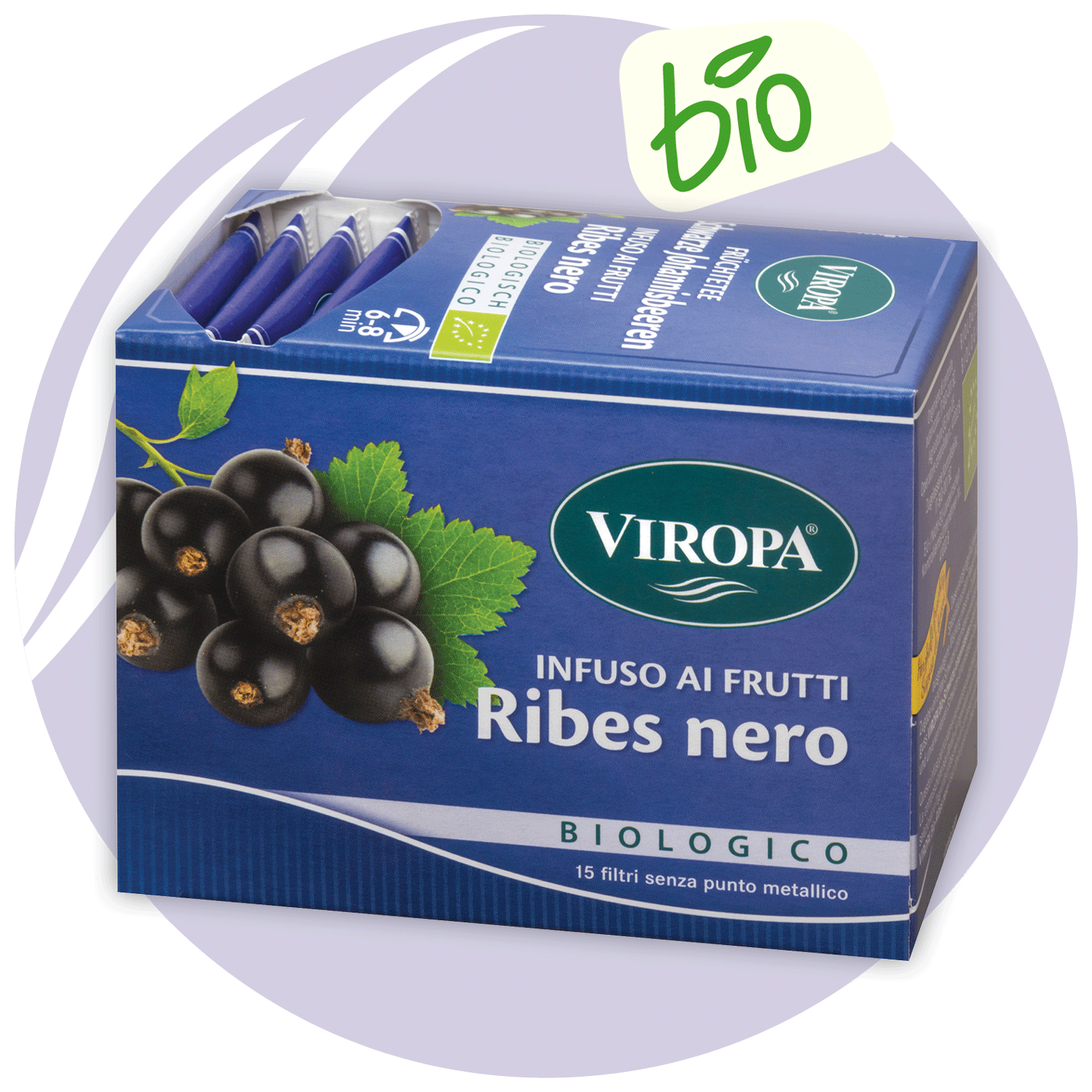 VIROPA Infuso ai Frutti Ribes Nero 15 filtri