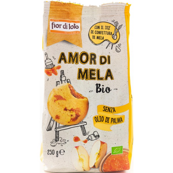 Fior di Loto Biscotti Amor di Mela 250gr