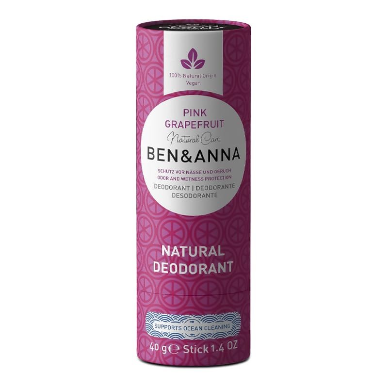 deodorante stick pink grapefruit ben and anna