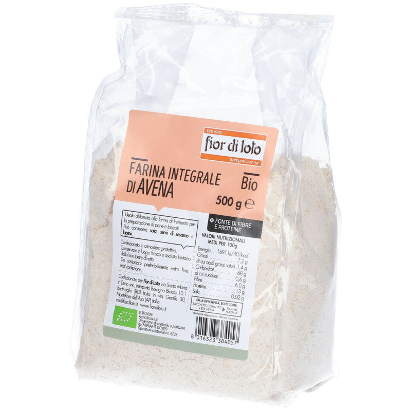 Fior di Loto Farina Avena integrale 500gr