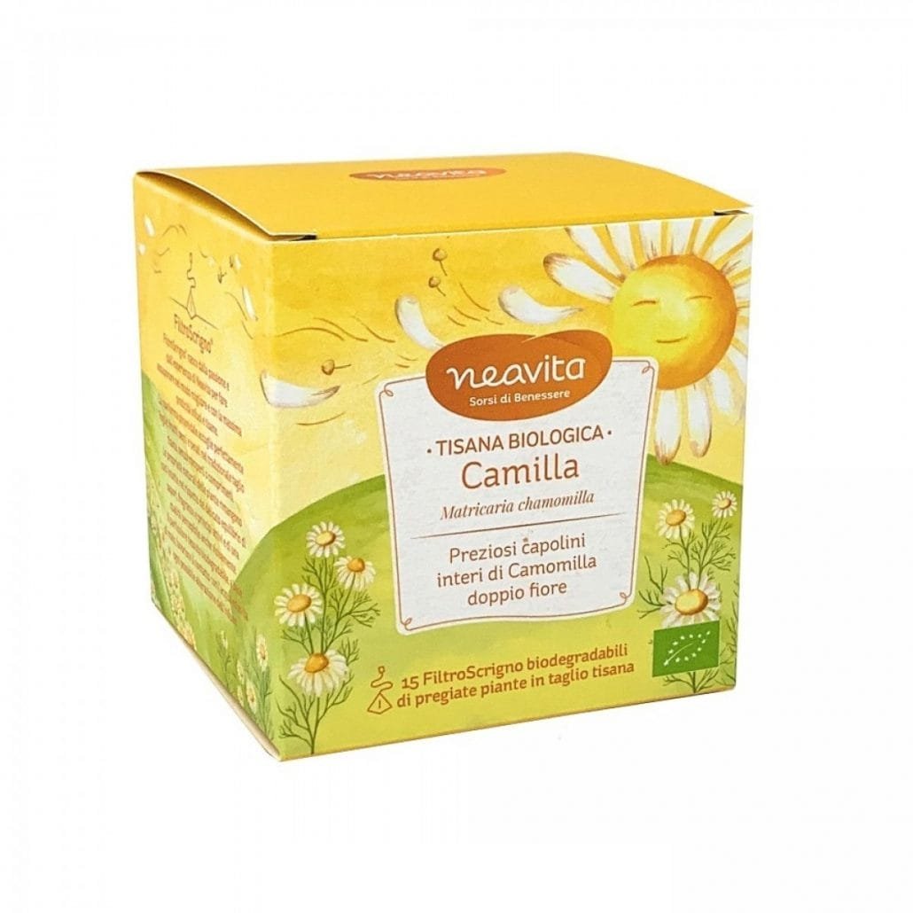 Neavita FiltroScrigno Tisana Camilla BIO 15 filtri
