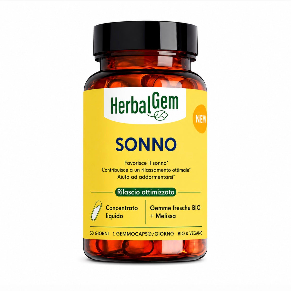 HERBALGEM Gemmocaps Stress Protect - SONNO