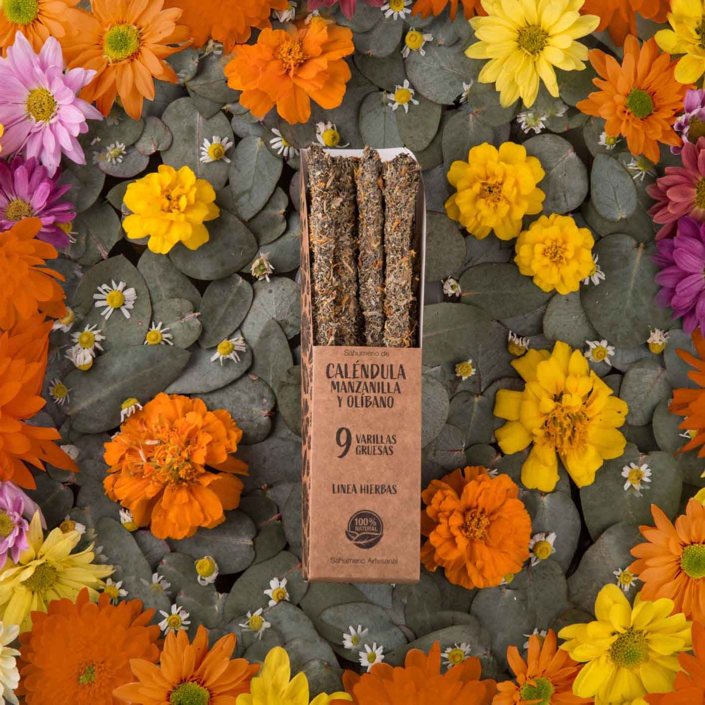 Sagrada Madre - Incenso Calendula, Camomilla e Olibano