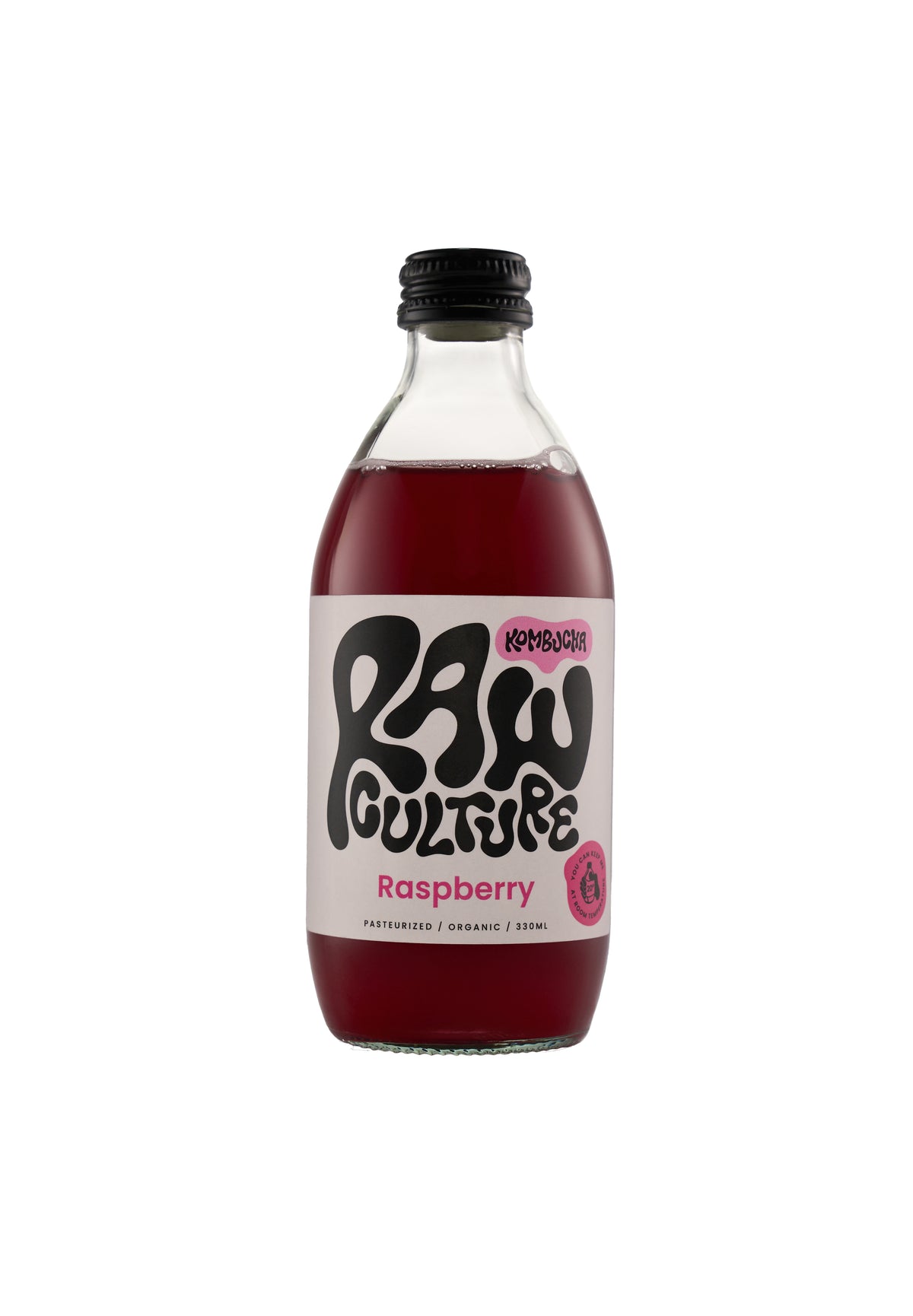 Kombucha Raw Culture Lampone 330ml