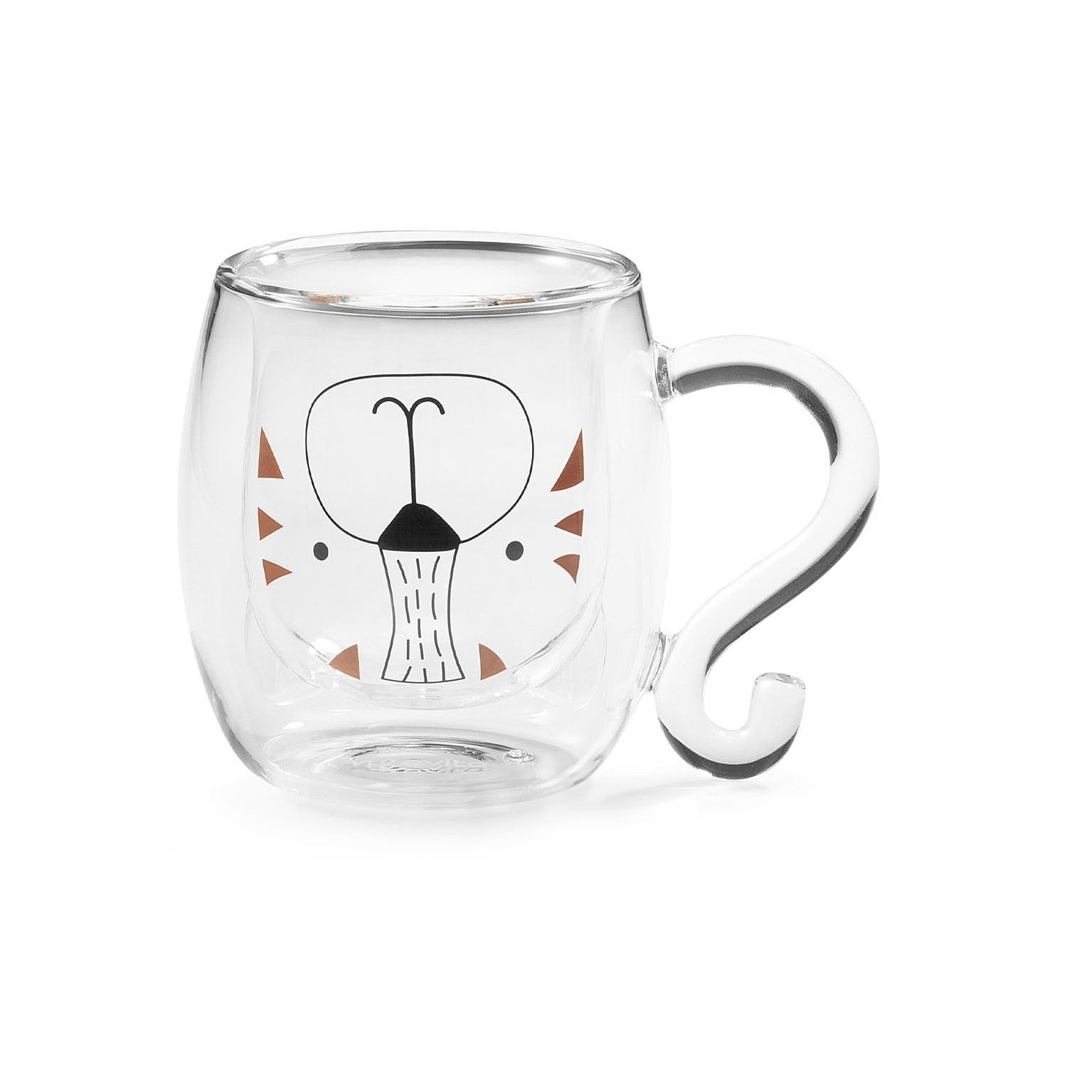 NEAVITA Tea & Friends Mug in Vetro 250ml - Tigro