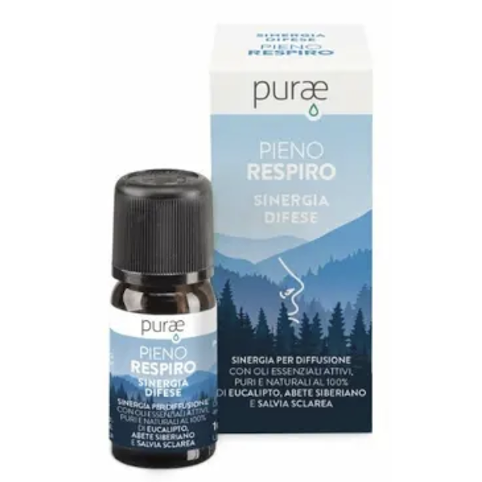 PURAE Sinergia DIFESE 10 ml con O.E. Pieno Respiro