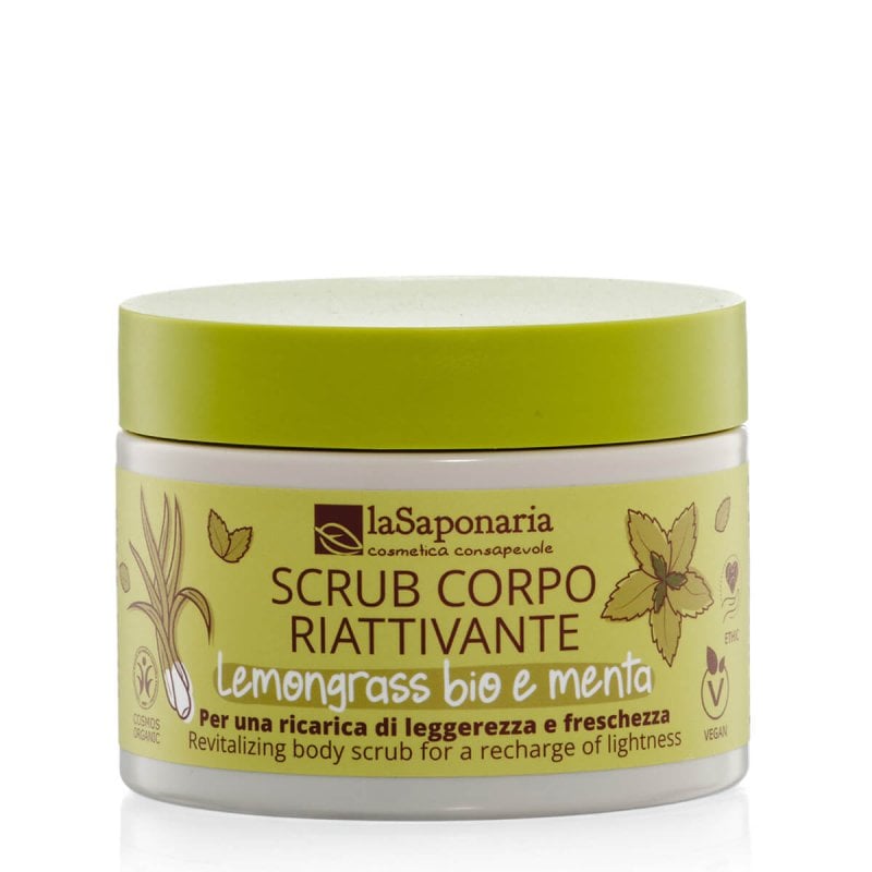 LA SAPONARIA Scrub Corpo Riattivante - Lemongrass Bio e Menta