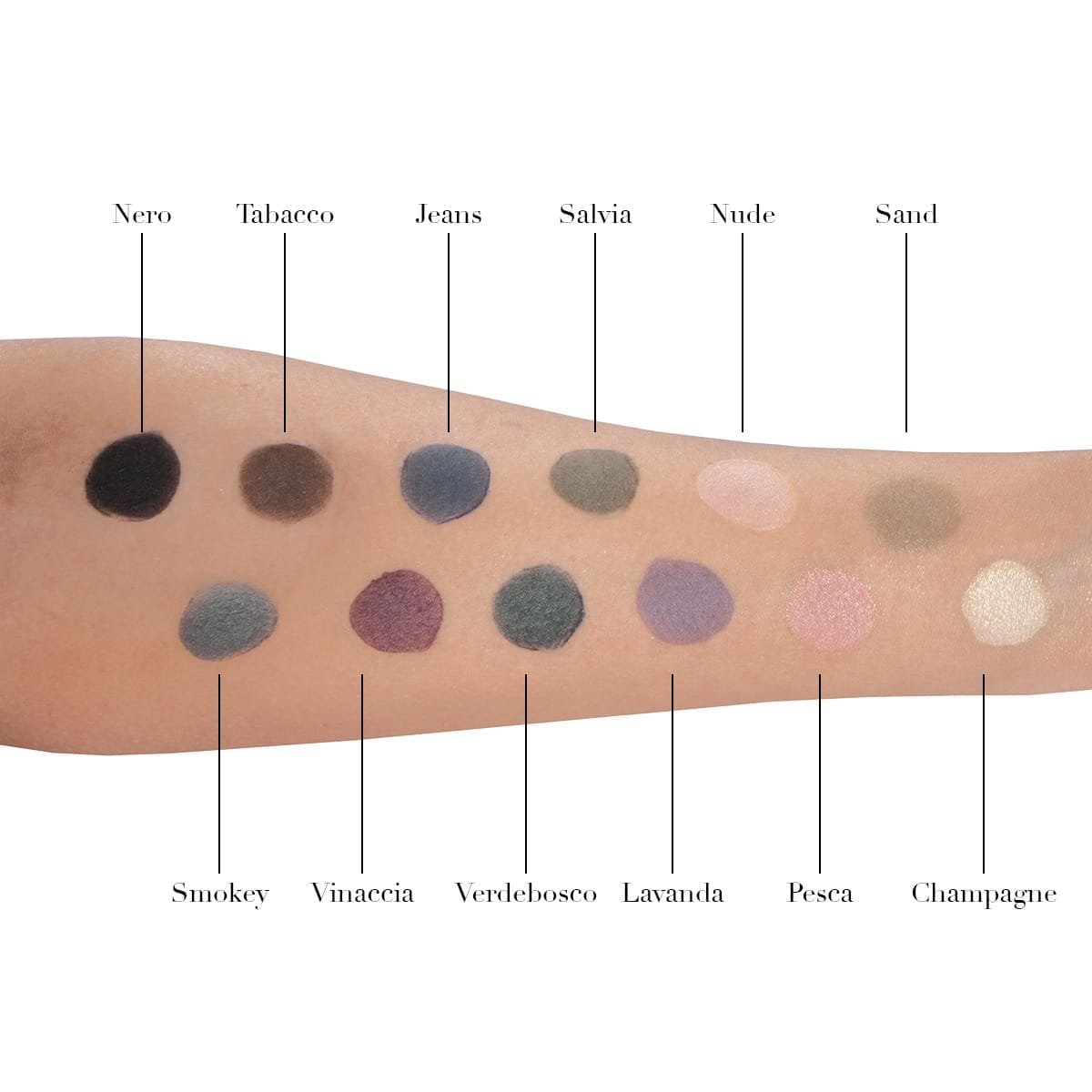 HELAN I Colori Bio Ombretto Compatto-Verdebosco